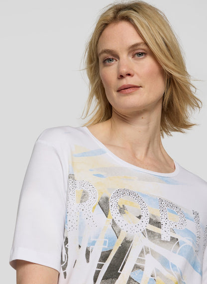 Rabe White Tropical T-shirt