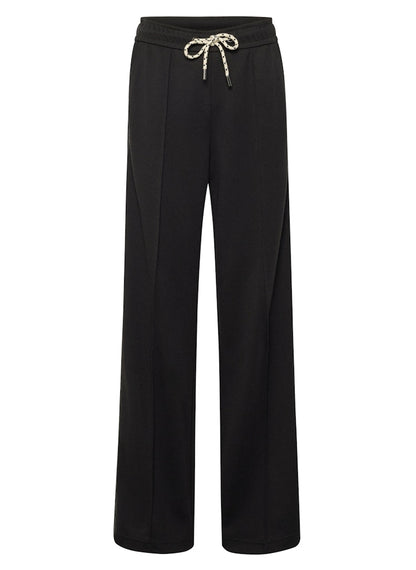 Rabe Black Side Stripe Casual Trousers