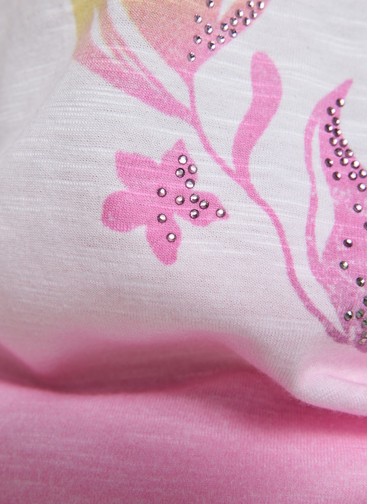 Rabe Pink and White Top