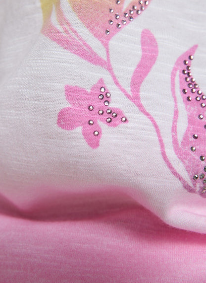 Rabe Pink and White Top