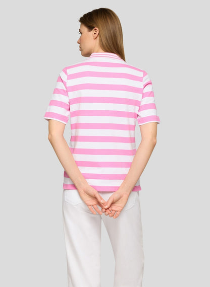 Rabe Striped Polo Top