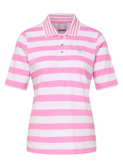 Rabe Striped Polo Top