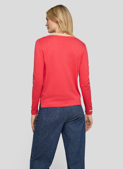 Rabe Coral Sweater with stitch detailing