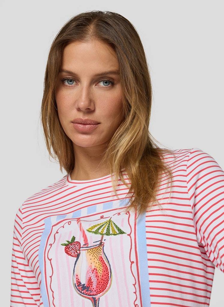 Rabe Coral Striped T-shirt