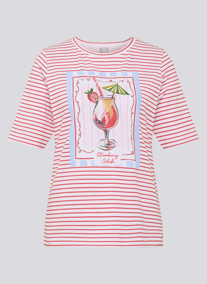 Rabe Coral Striped T-shirt