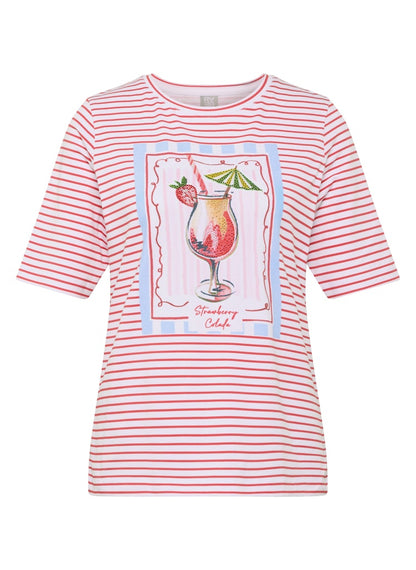 Rabe Coral Striped T-shirt
