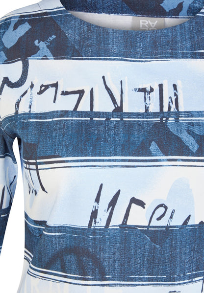 Rabe Blue Striped Top