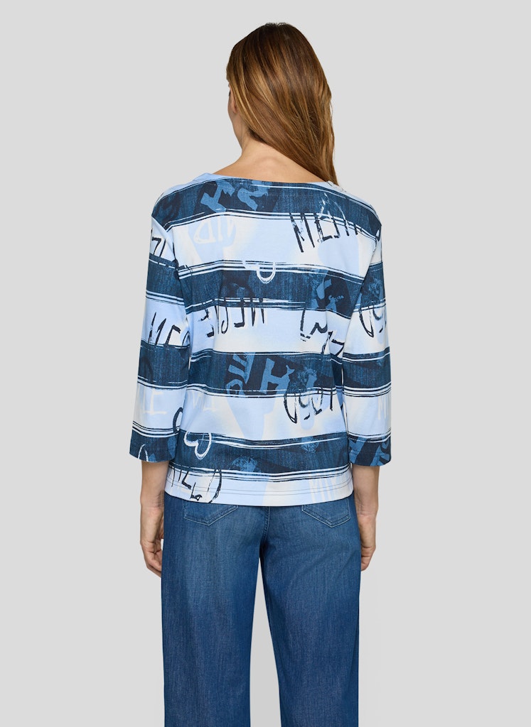 Rabe Blue Striped Top