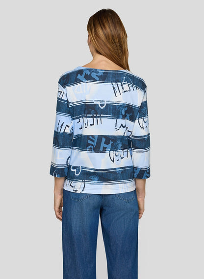 Rabe Blue Striped Top