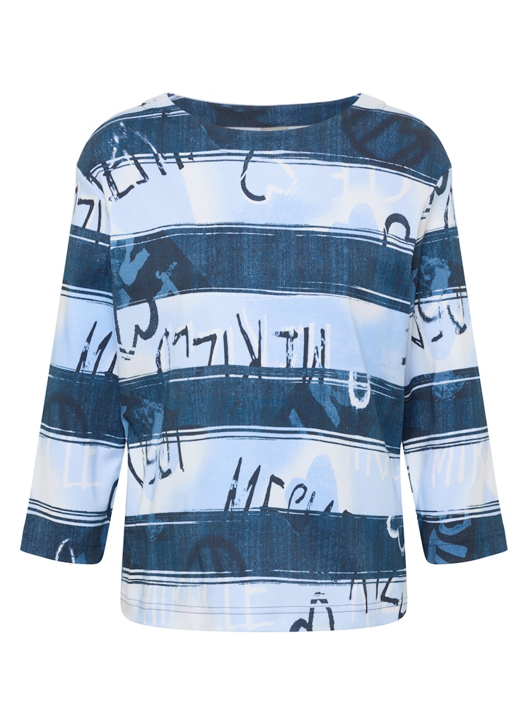 Rabe Blue Striped Top
