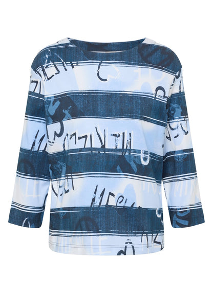 Rabe Blue Striped Top