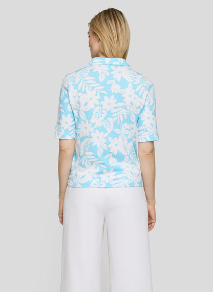 Rabe Blue Polo Top