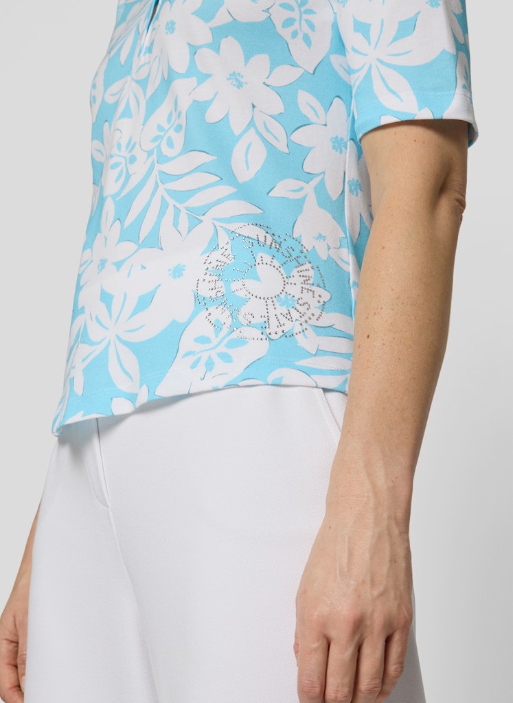 Rabe Blue Polo Top
