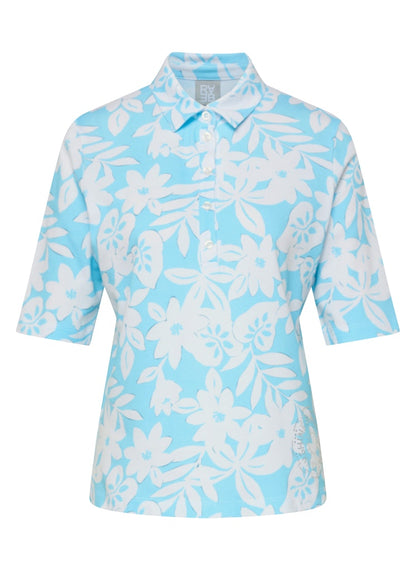 Rabe Blue Polo Top