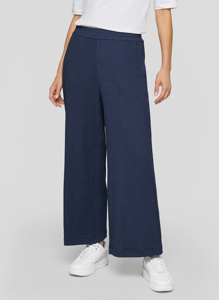 Rabe Navy Wide Leg Trousers