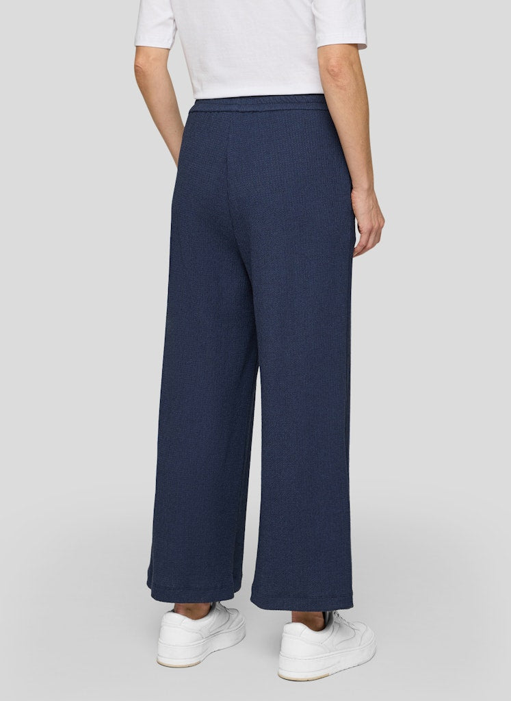 Rabe Navy Wide Leg Trousers
