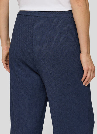 Rabe Navy Wide Leg Trousers