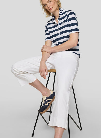 Rabe Blue Striped Polo
