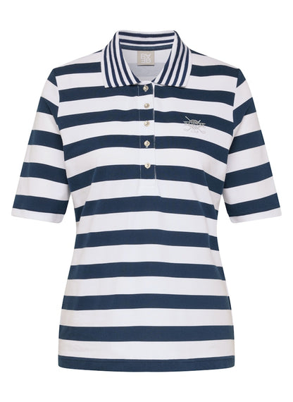 Rabe Blue Striped Polo