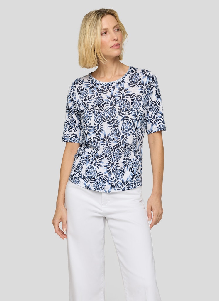 Rabe Blue Print Top