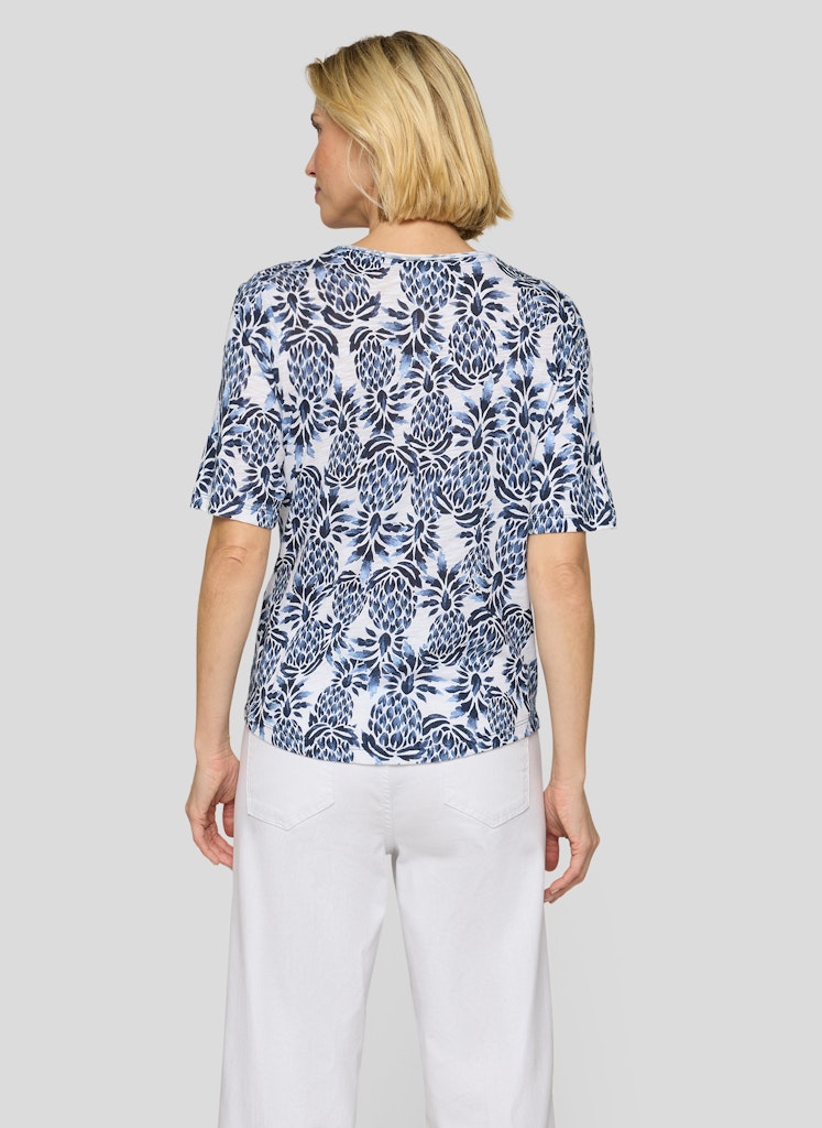 Rabe Blue Print Top