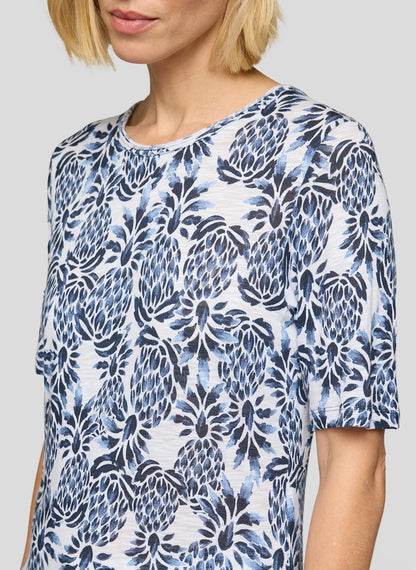 Rabe Blue Print Top