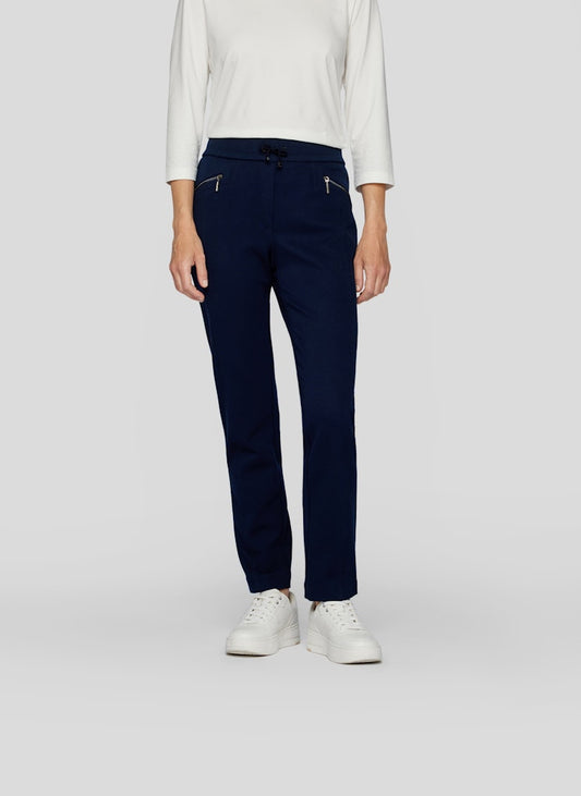 Rabe Navy Casual Trousers