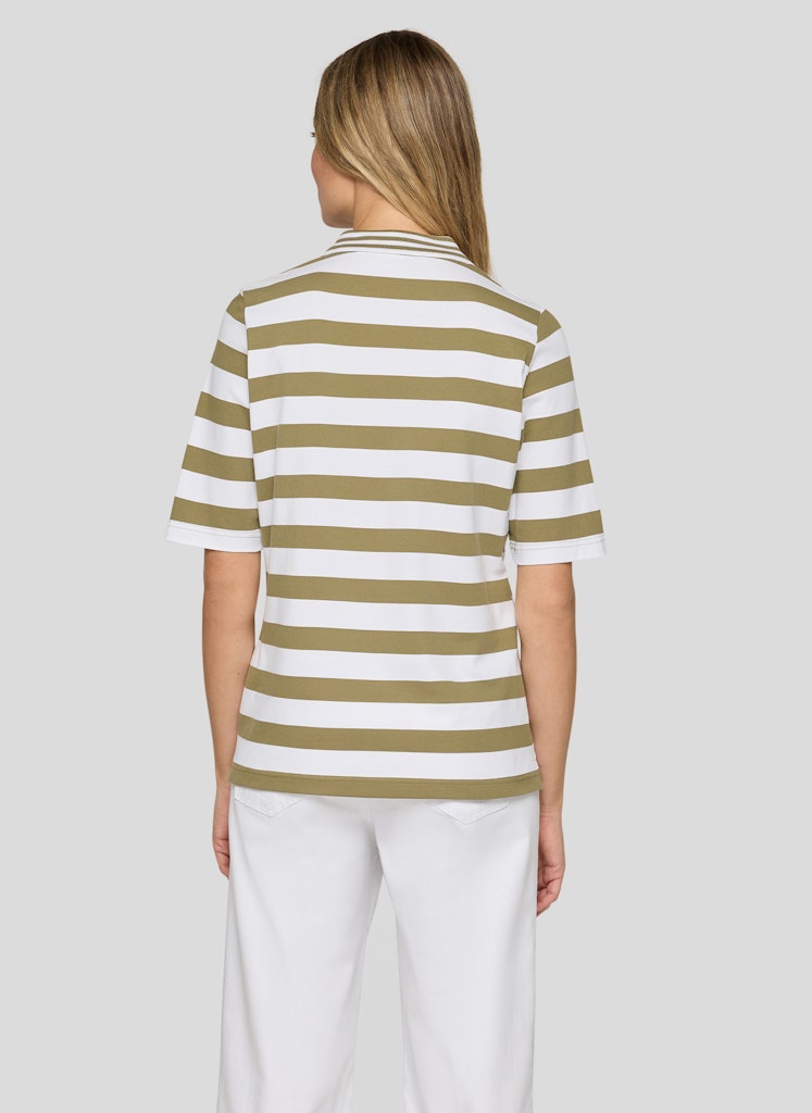 Rabe Striped Polo Top