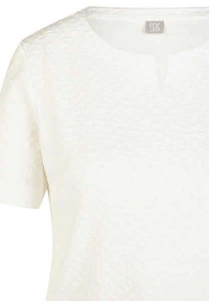 Rabe White Waffle Top