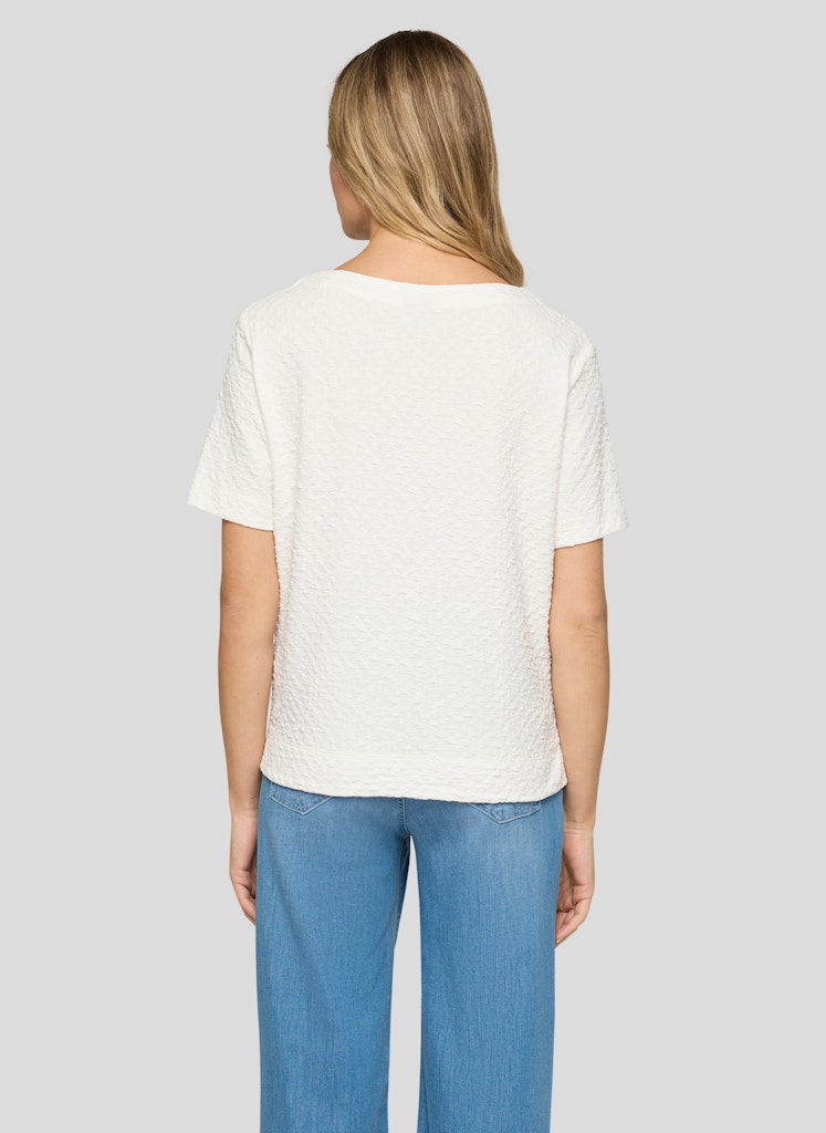 Rabe White Waffle Top
