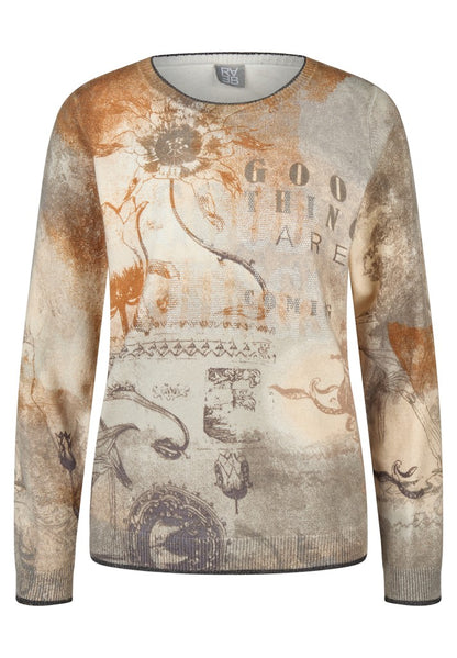 RABE Foil Print Pullover