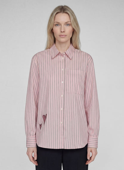 Rabe Pink Striped Blouse