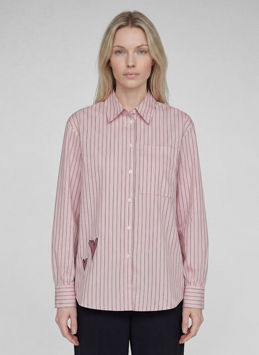 Rabe Pink Striped Blouse
