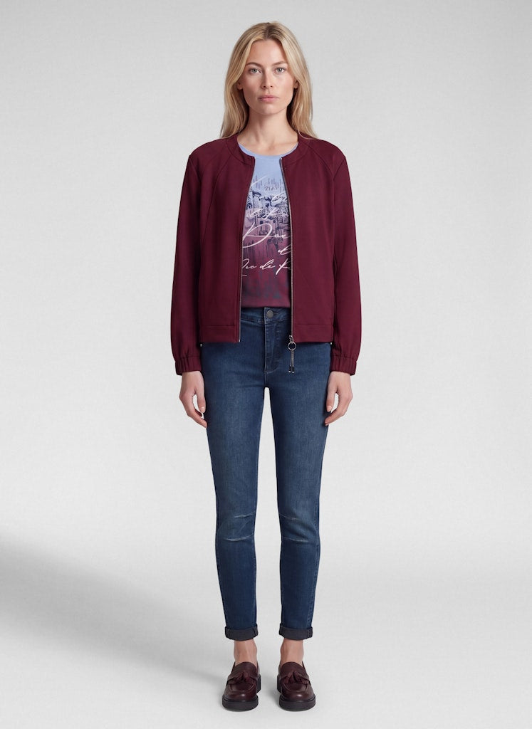 Rabe Burgundy Zipped Jacket