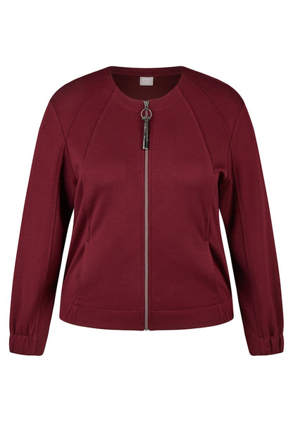 Rabe Burgundy Zipped Jacket