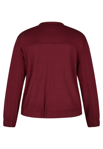 Rabe Burgundy Zipped Jacket