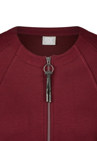 Rabe Burgundy Zipped Jacket