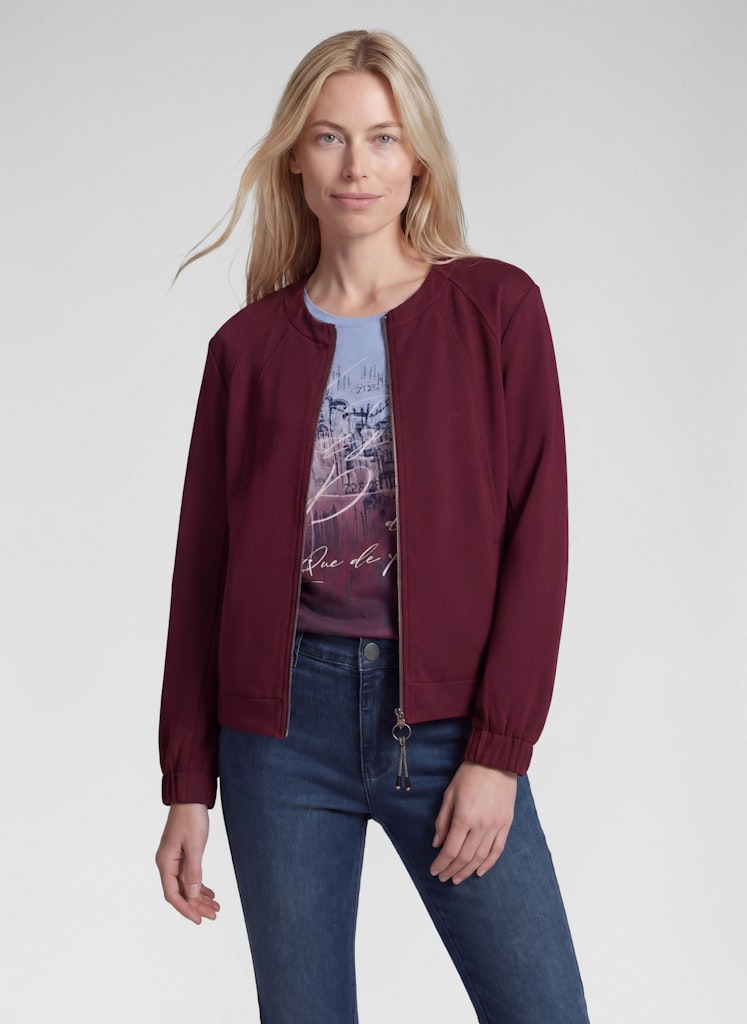 Rabe Burgundy Zipped Jacket