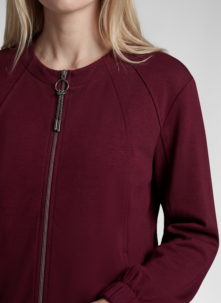 Rabe Burgundy Zipped Jacket
