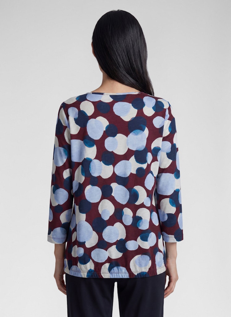 Rabe Blue Dot Print Top