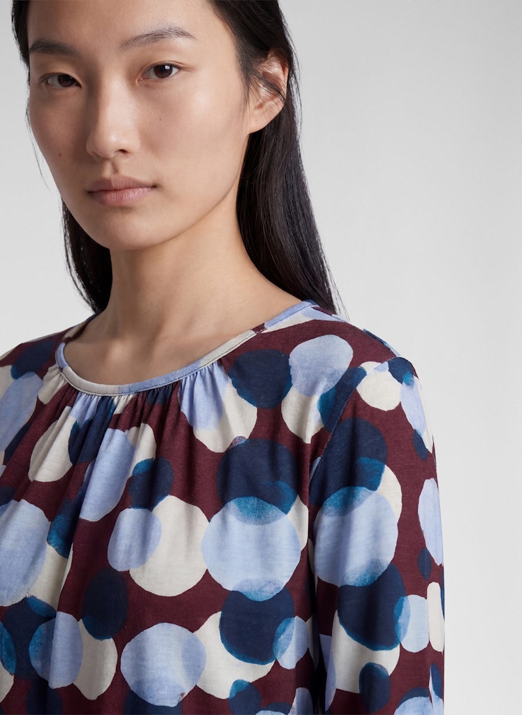 Rabe Blue Dot Print Top