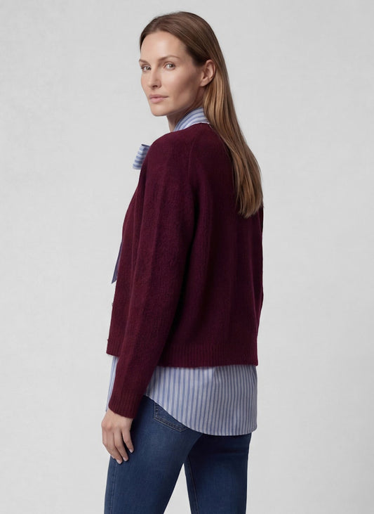 Rabe Burgundy Cardigan
