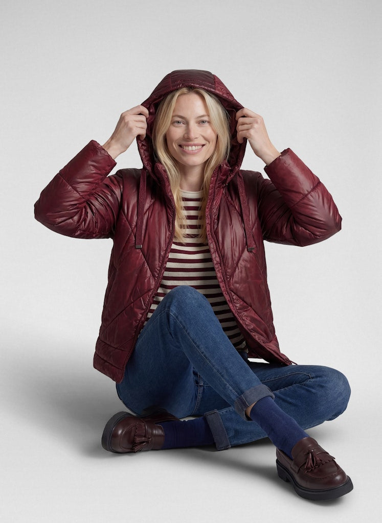 Rabe Burgundy Padded Jacket