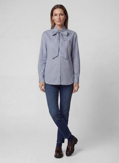 Rabe Pastel Blue Striped Blouse