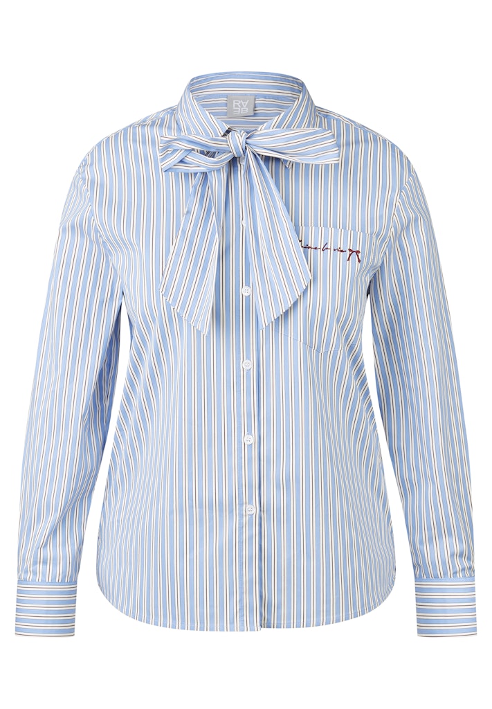 Rabe Pastel Blue Striped Blouse