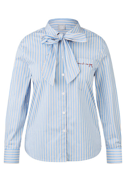 Rabe Pastel Blue Striped Blouse