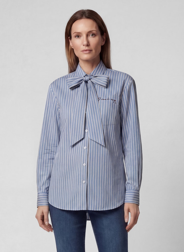 Rabe Pastel Blue Striped Blouse
