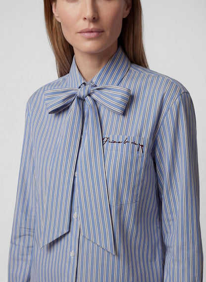 Rabe Pastel Blue Striped Blouse
