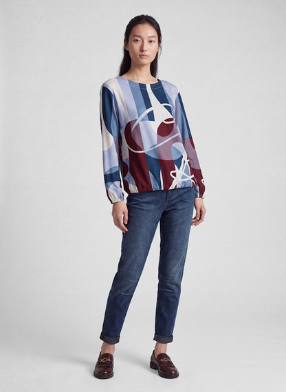 Rabe Abstract Print Top