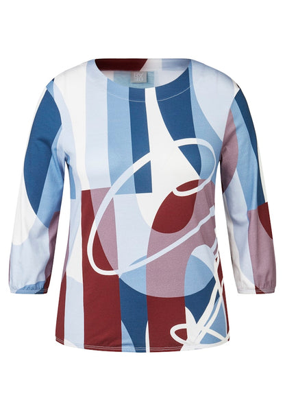 Rabe Abstract Print Top